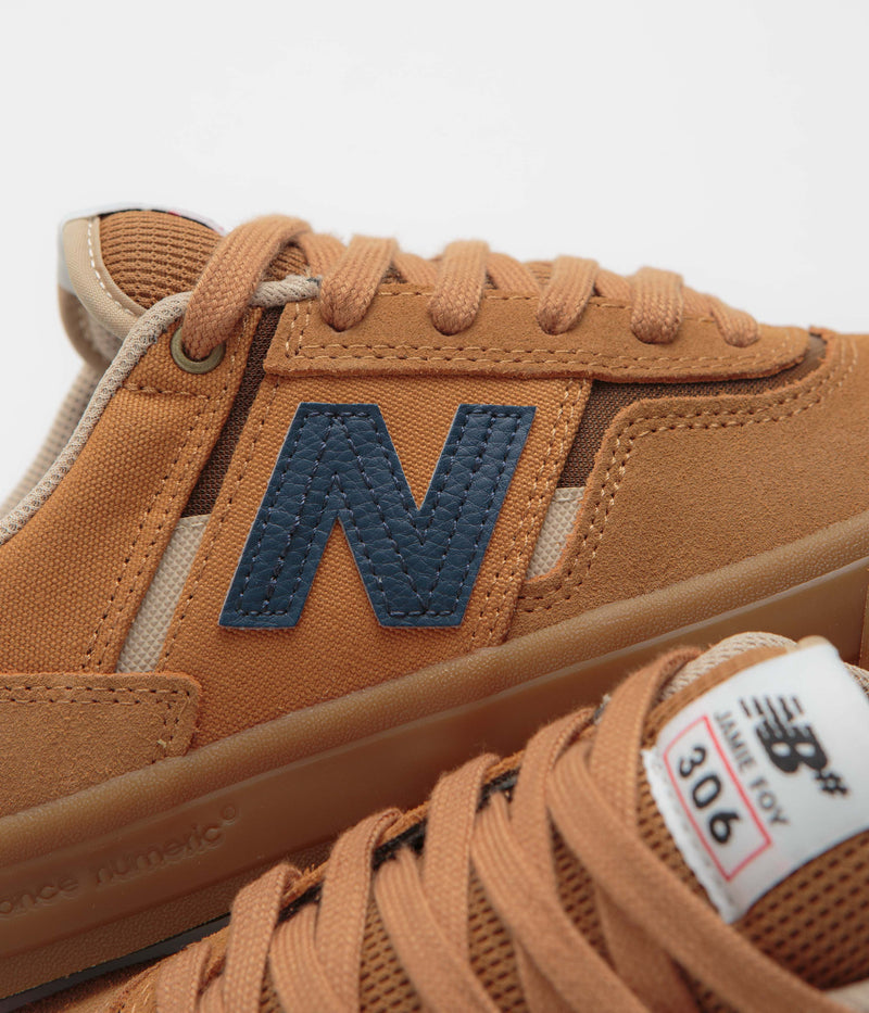 New Balance Numeric 306 Jamie Foy Shoes in Baked Clay