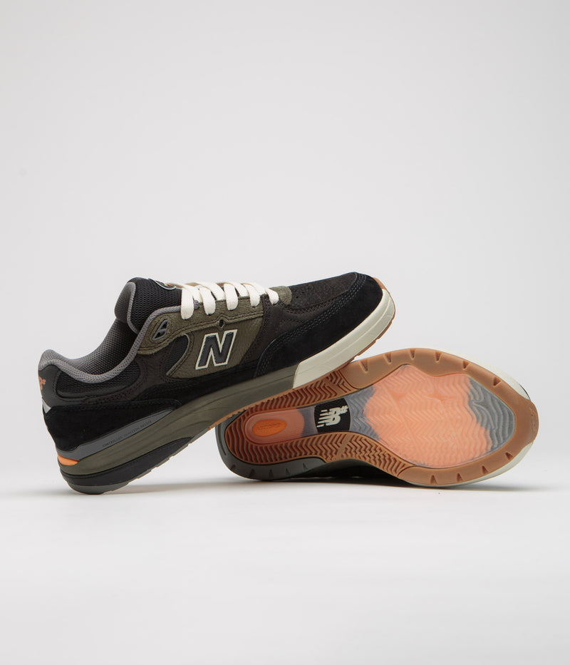 New Balance Numeric 933 Andrew Reynolds Shoes in Black and Olive