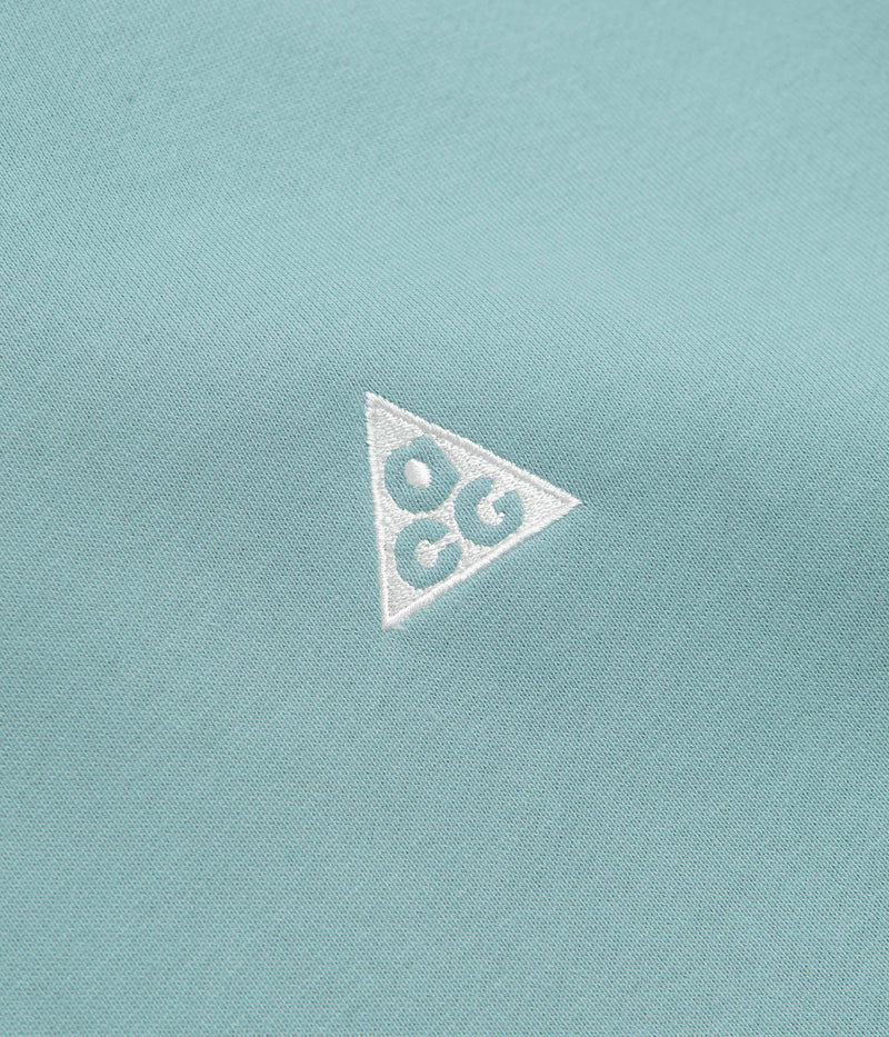 Nike ACG Tuff Fleece Triangle Hoodie in Cannon and Clay Green / Summit White