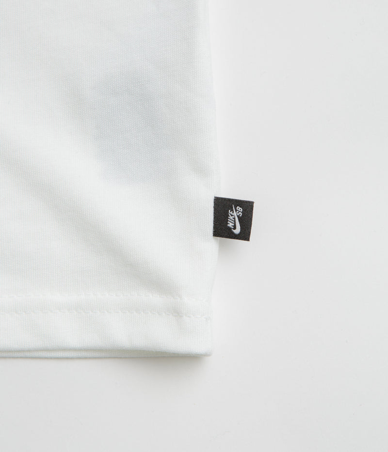 Nike SB Charcoal Dunk T-Shirt in White