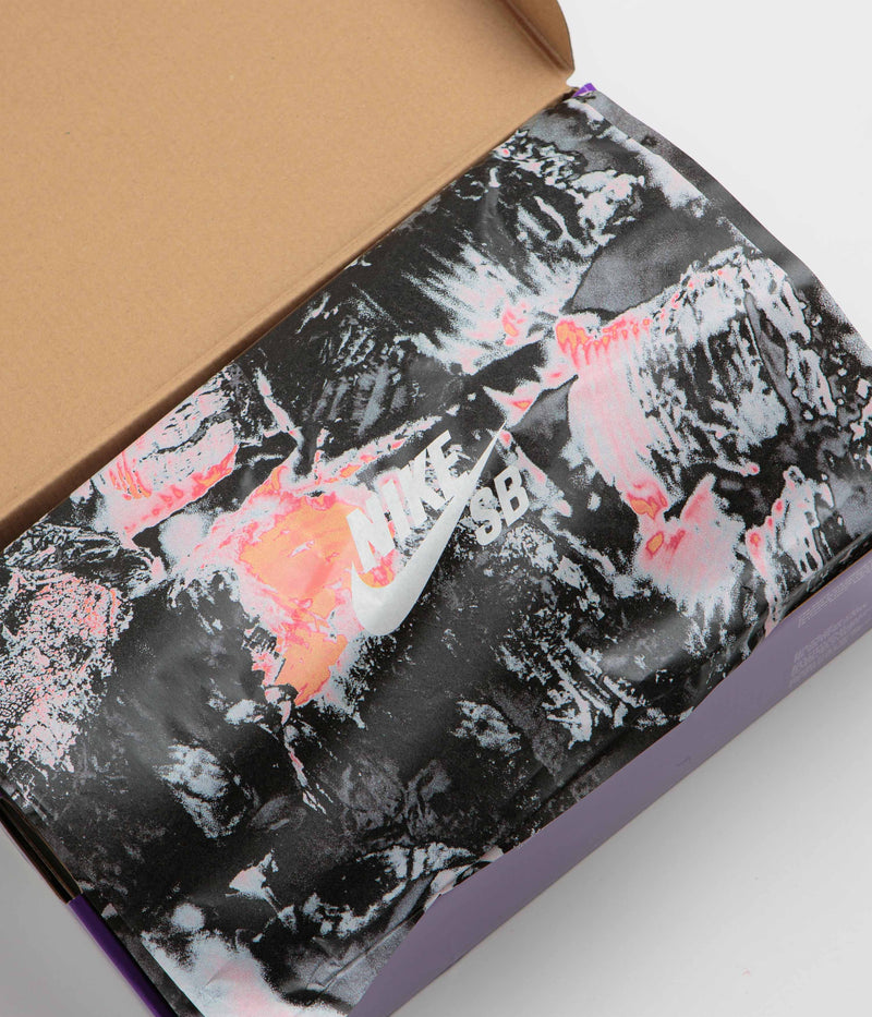Nike SB Dunk Low Pro Premium 'Krampus' Shoes in Dark Smoke Grey and Campfire Orange and Black