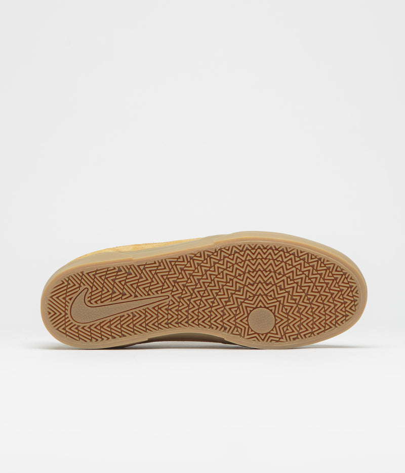 Nike SB Malor TE Shoes in Wheat and Black and Wheat - Gum Light Brown
