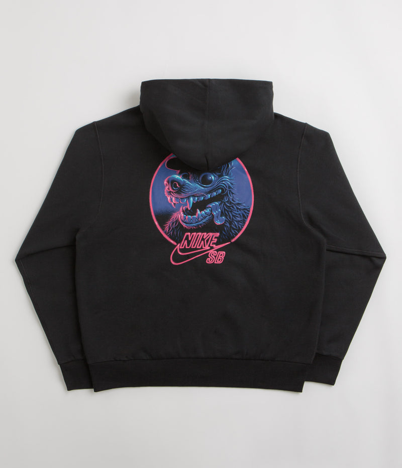 Nike SB SK8FIEND Hoodie in Black and White