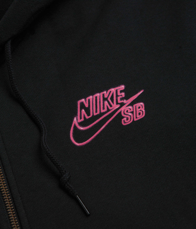 Nike SB SK8FIEND Hoodie in Black and White