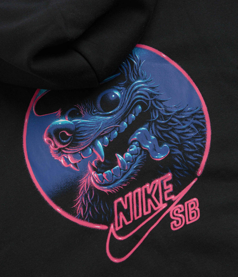 Nike SB SK8FIEND Hoodie in Black and White
