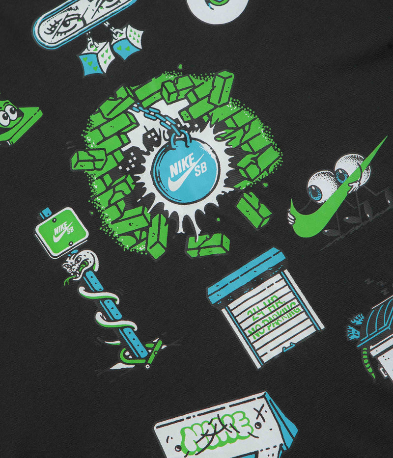 Nike SB Skate Char T-Shirt in Off Noir
