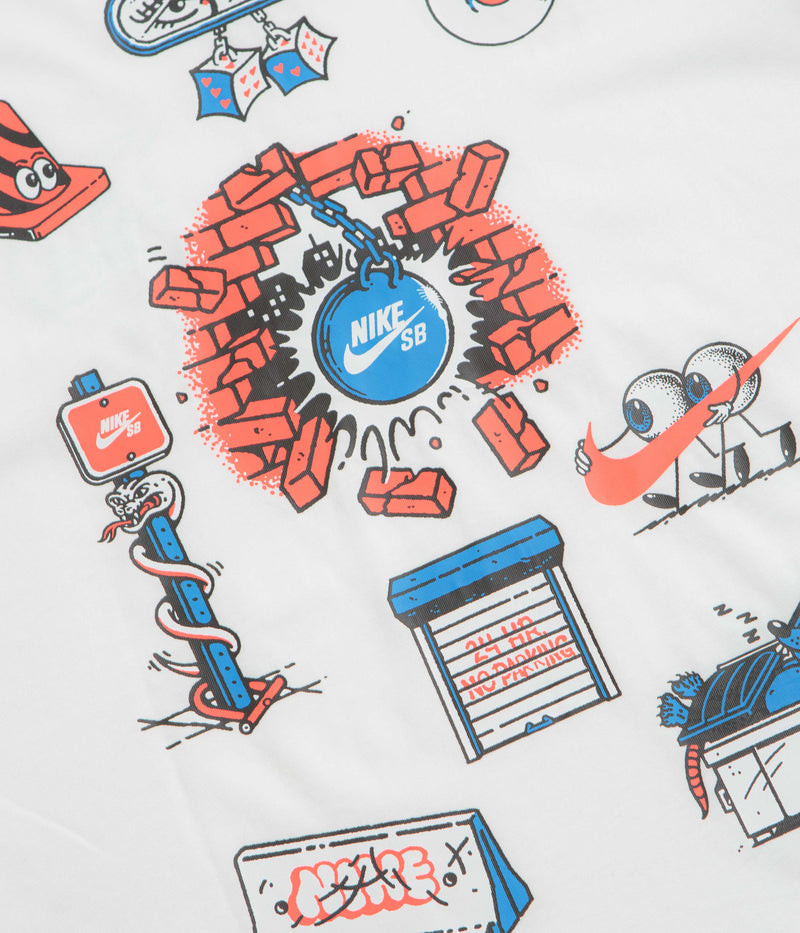 Nike SB Skate Char T-Shirt in White