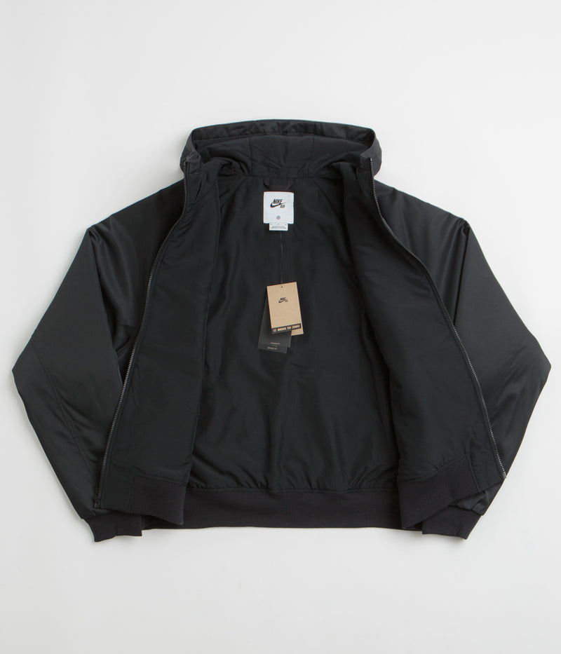 Nike SB Swoosh Grill Jacket in Black and Black / White