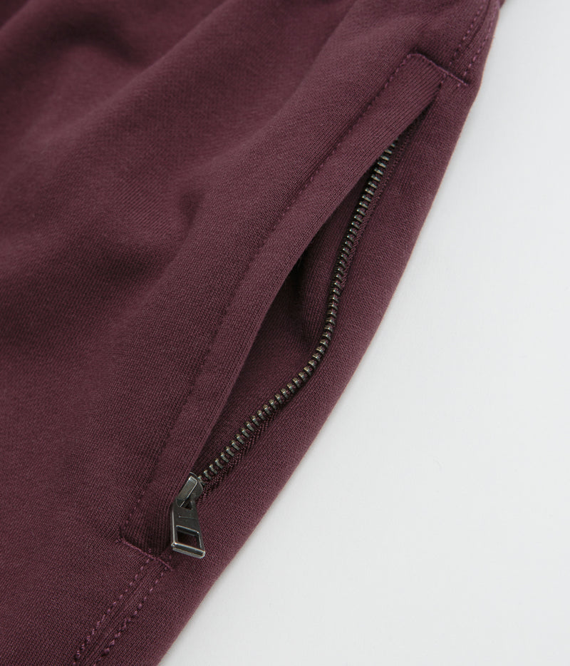 Nike Solo Swoosh Cuffed Sweatpants in Burgundy Crush and Burgundy Crush / White