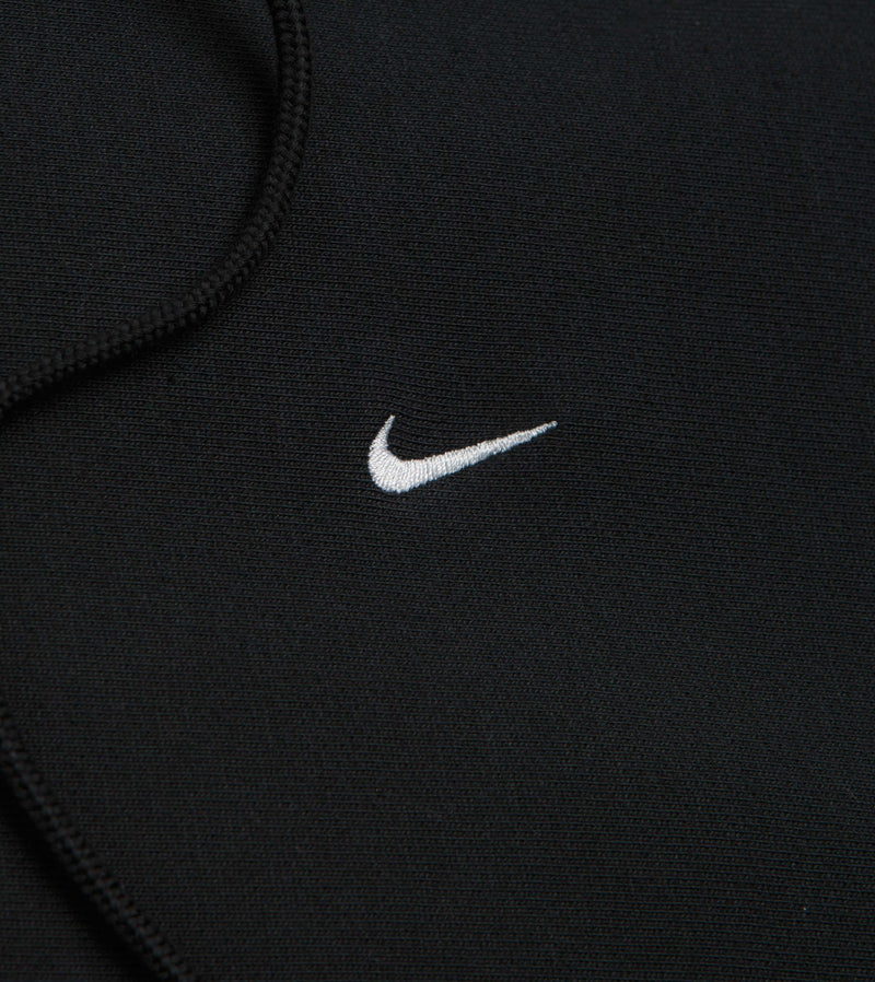 Nike Solo Swoosh Full Zip Hoodie in Black and Black / White