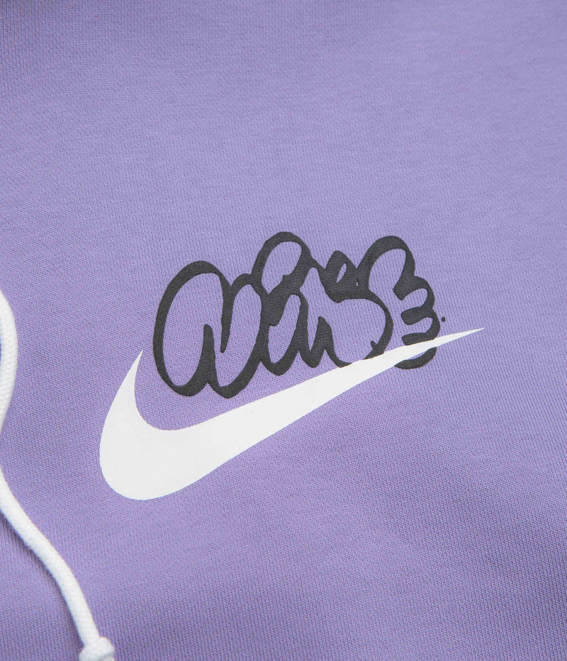 Nike Solo Swoosh GPX Hoodie in Dusty Amethyst