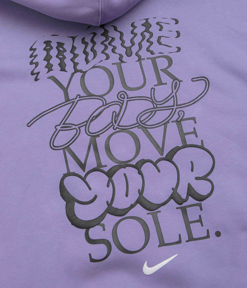 Nike Solo Swoosh GPX Hoodie in Dusty Amethyst