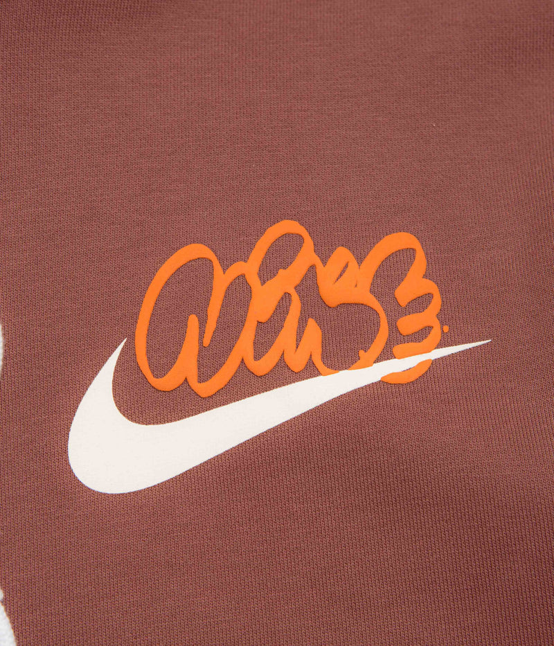 Nike Solo Swoosh GPX Hoodie in Red Sepia