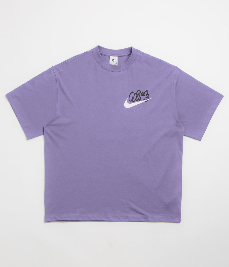 Nike Solo Swoosh GPX T-Shirt in Dusty Amethyst