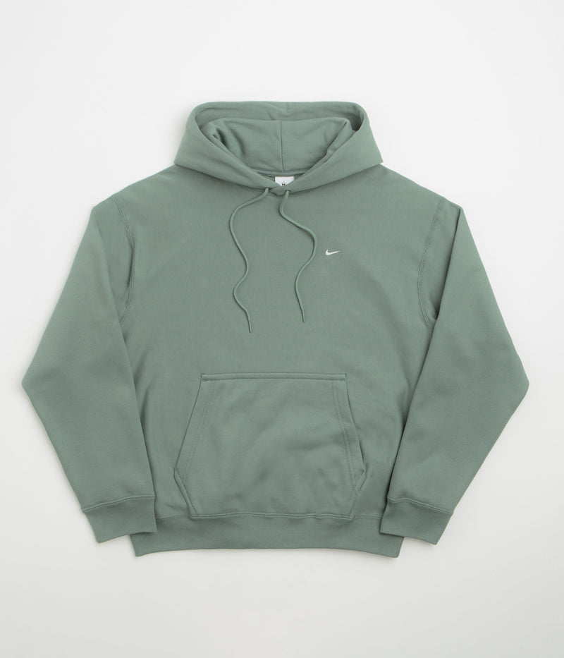 Nike Solo Swoosh Hoodie in Clay Green and Clay Green / White