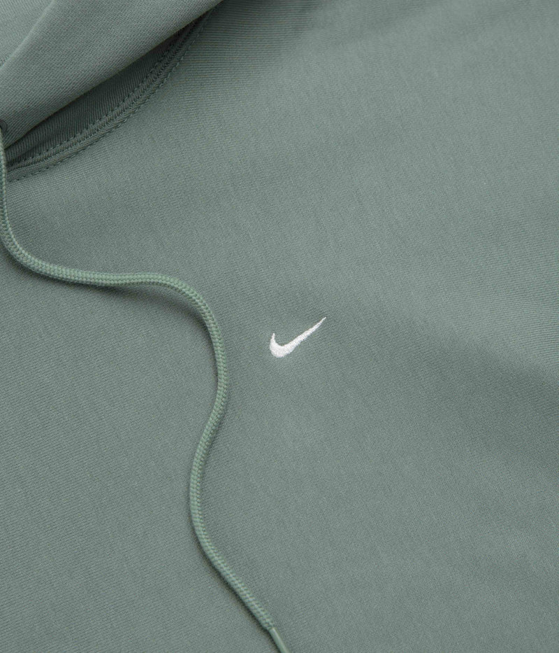 Nike Solo Swoosh Hoodie in Clay Green and Clay Green / White