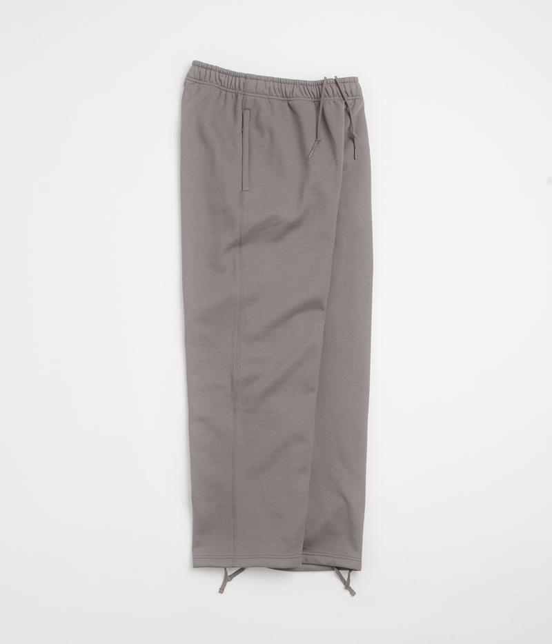 Nike Solo Swoosh Open Hem Sweatpants in Cave Stone and Cave Stone / White