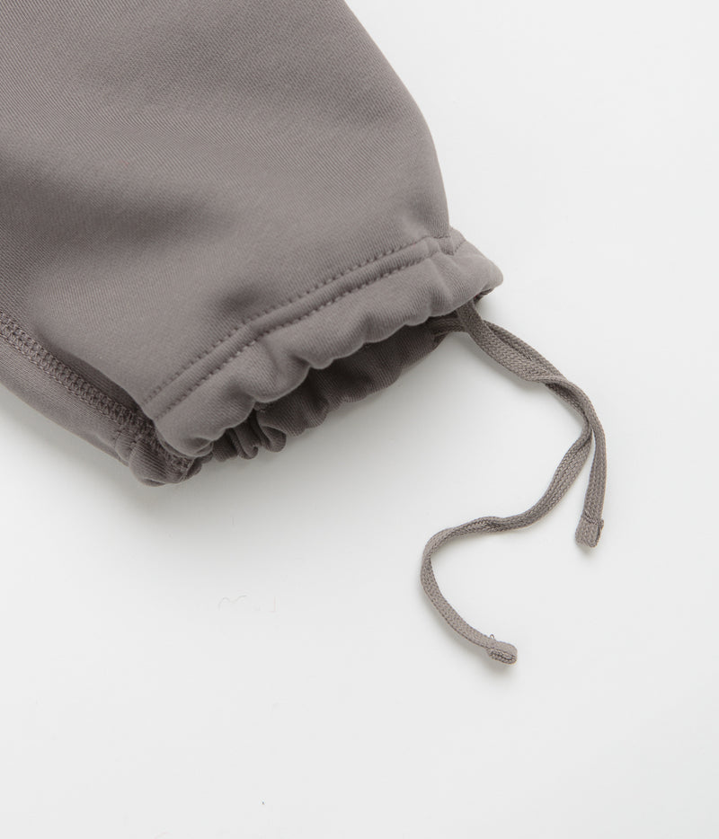 Nike Solo Swoosh Open Hem Sweatpants in Cave Stone and Cave Stone / White