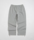 Nike Solo Swoosh Open Hem Sweatpants in Dark Grey Heather and Light Smoke Grey / White