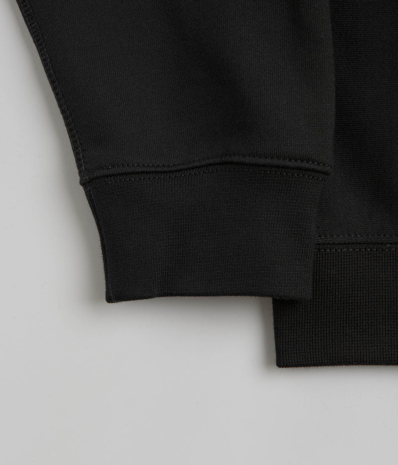 Nike Solo Swoosh Quarter Zip Sweatshirt in Black and White