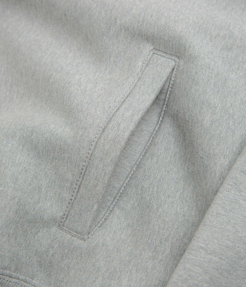 Nike Solo Swoosh Quarter Zip Sweatshirt in Dark Grey Heather and White