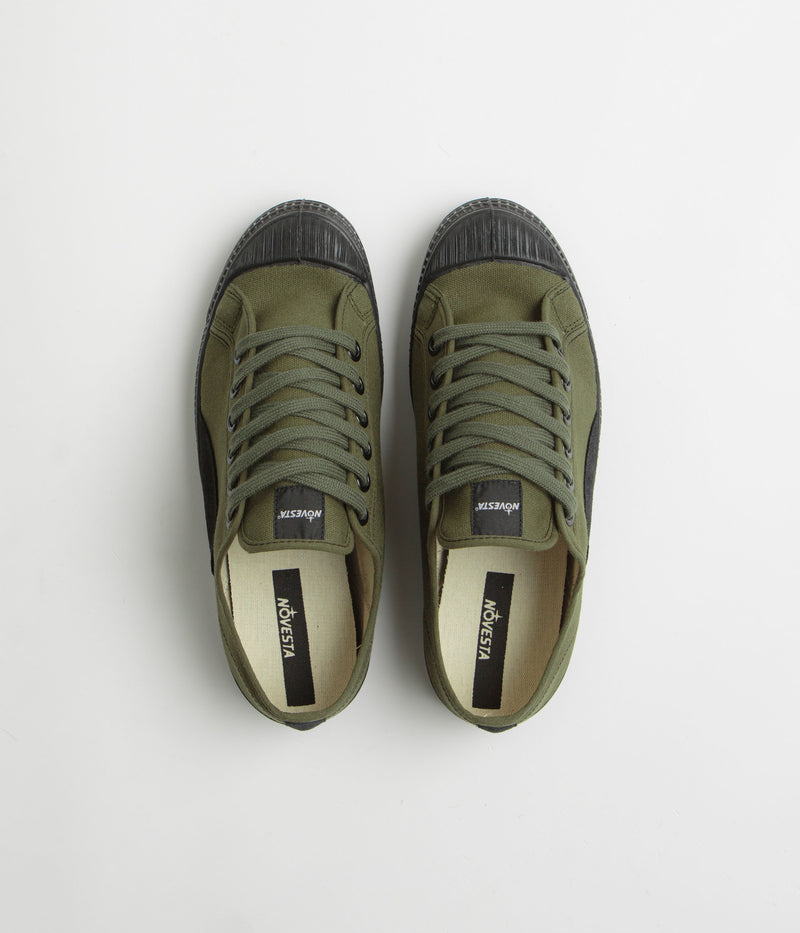 Novesta Star Master Contrast Stitch Shoes in Kafr and Black