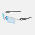 Flak 2.0 XL Polished White/Prizm Deep Water Polarized - SV SPORTS
