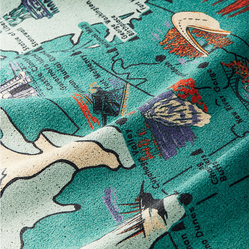 Original Towel: National Parks and Monuments Map - Image 2