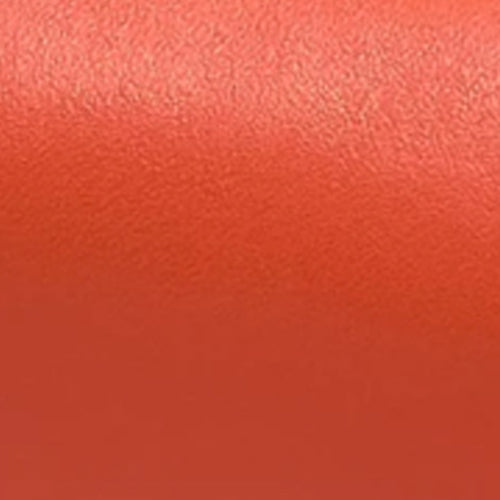 Comfortable Women's Casual Flat in Orange Faux Soft Leather, swatch