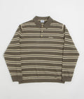 Parlez Aspen Long Sleeve Polo Shirt in Moss