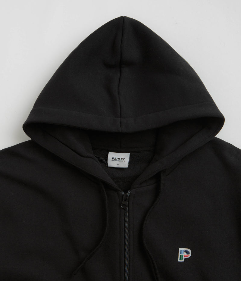 Parlez Demi Zip Hoodie in Black