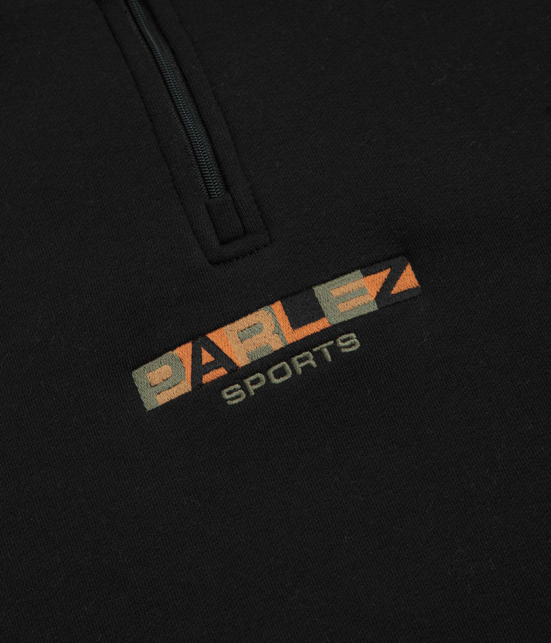 Parlez Ora 1/4 Zip Sweatshirt in Black