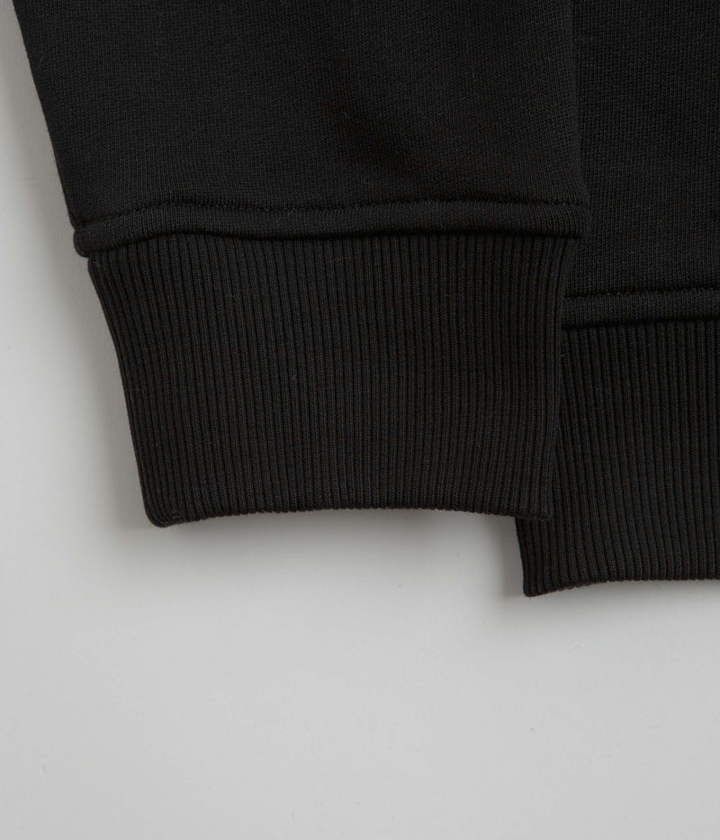 Parlez Ora 1/4 Zip Sweatshirt in Black