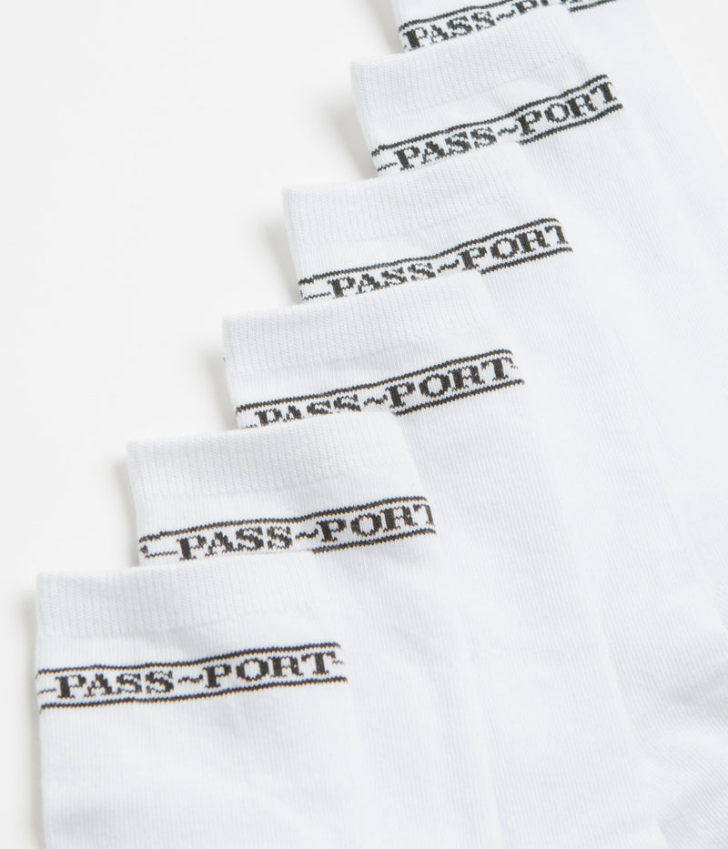 Pass Port Hi Sox Socks (3 Pack) in White