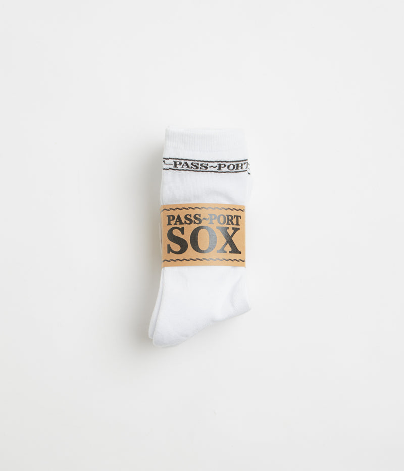 Pass Port Hi Sox Socks (3 Pack) in White