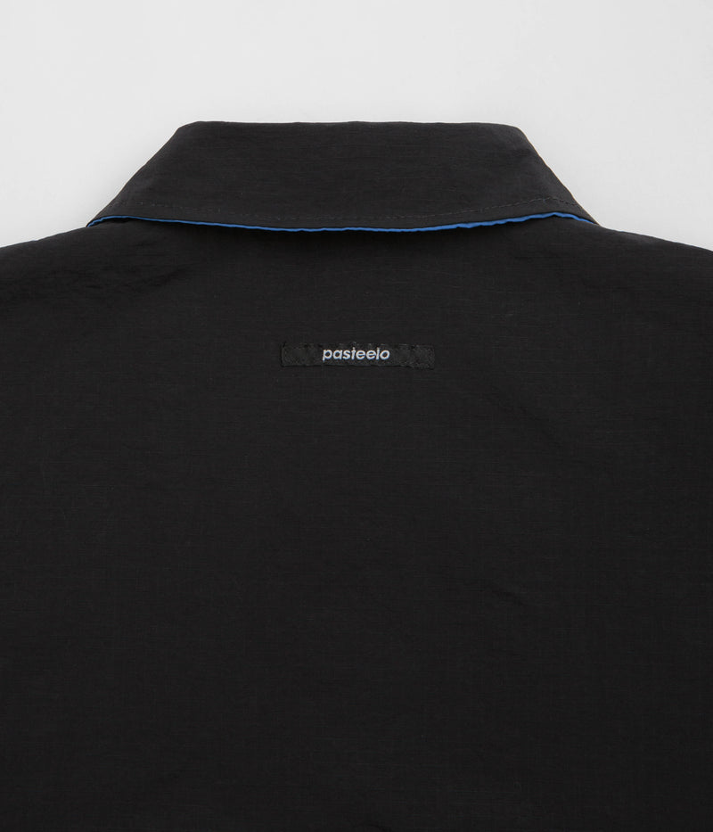 Pasteelo P Steelo Coach Jacket in Black