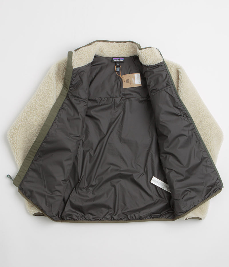 Patagonia Classic Retro-X Jacket in Dark Natural and Basin Green
