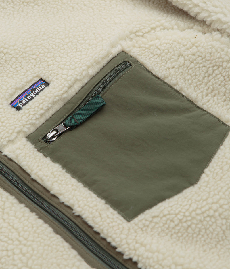 Patagonia Classic Retro-X Jacket in Dark Natural and Basin Green