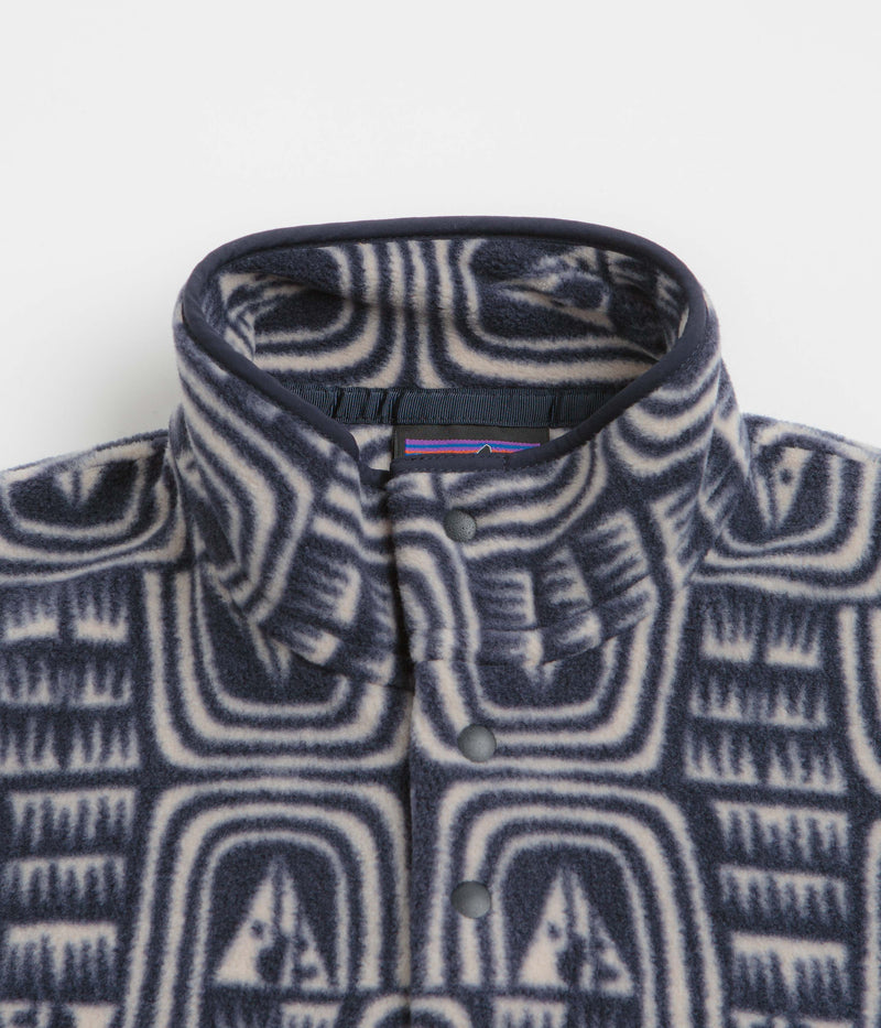 Patagonia Lightweight Synchilla Snap-T Fleece in Flow: Sunken Blue
