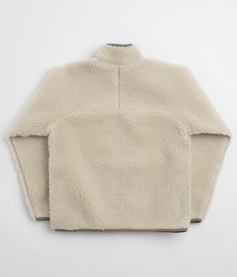 Patagonia Natural Blend Retro Cardigan in Dark Natural and Marlow Brown