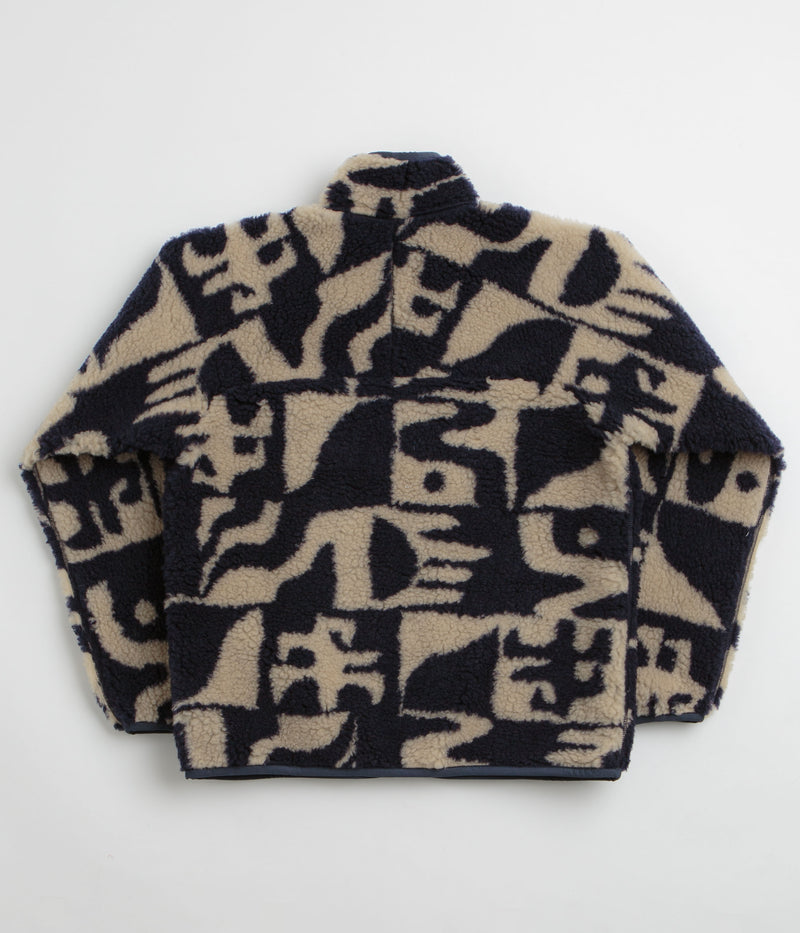Patagonia Natural Blend Retro Cardigan in Mother Tree: Oar Tan
