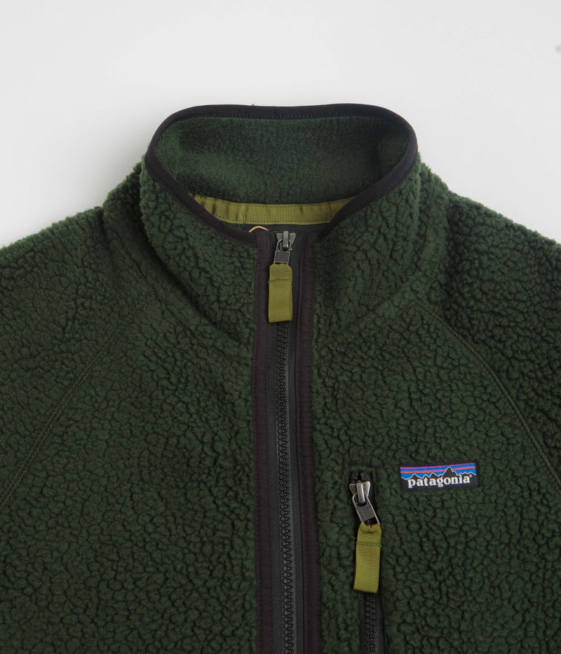 Patagonia Retro Pile Fleece in Old Growth Green