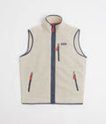 Patagonia Retro Pile Vest in Pelican and Smolder Blue