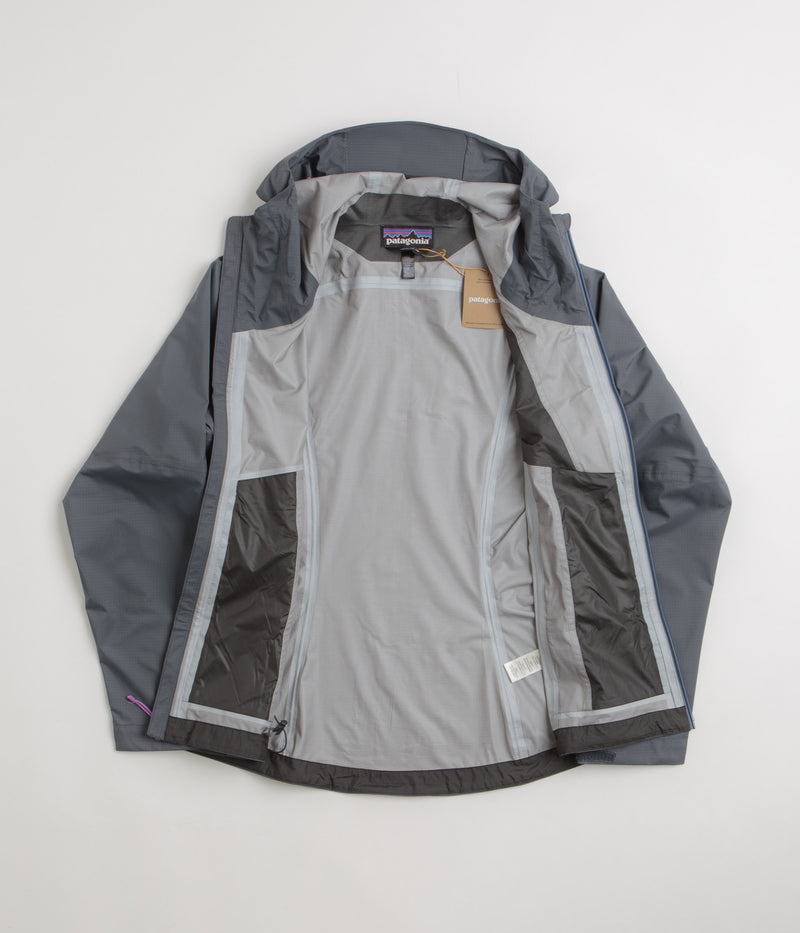 Patagonia Womens Granite Crest Rain Jacket in Smolder Blue