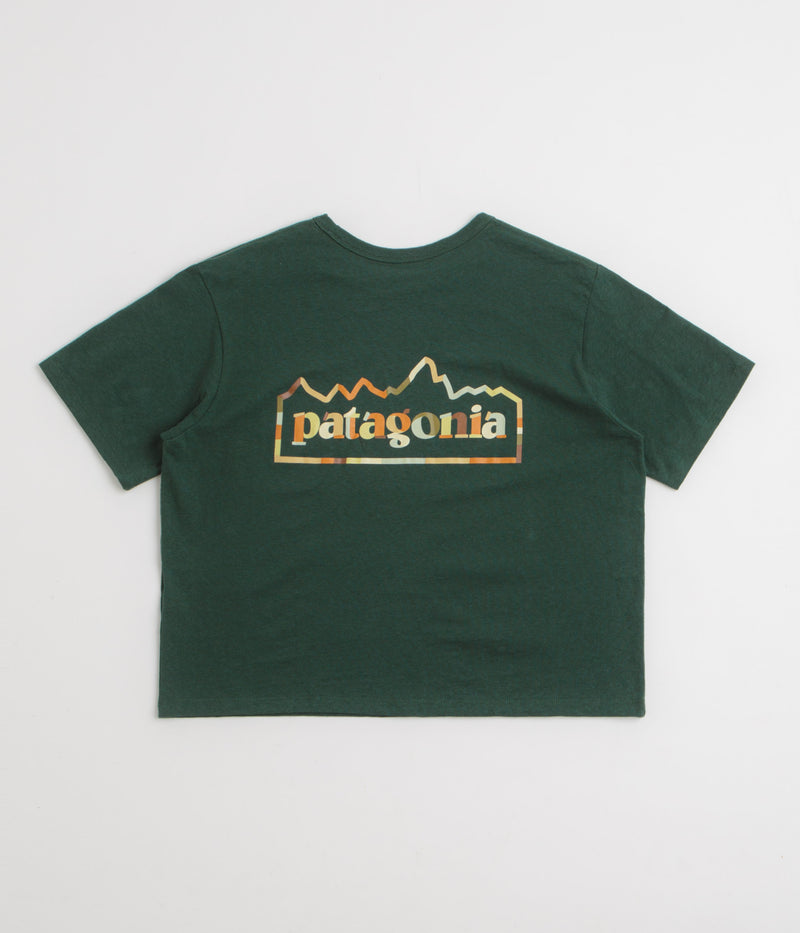 Patagonia Womens Unity Fitz Easy Cut Responsibili-Tee T-Shirt in Cascade Green
