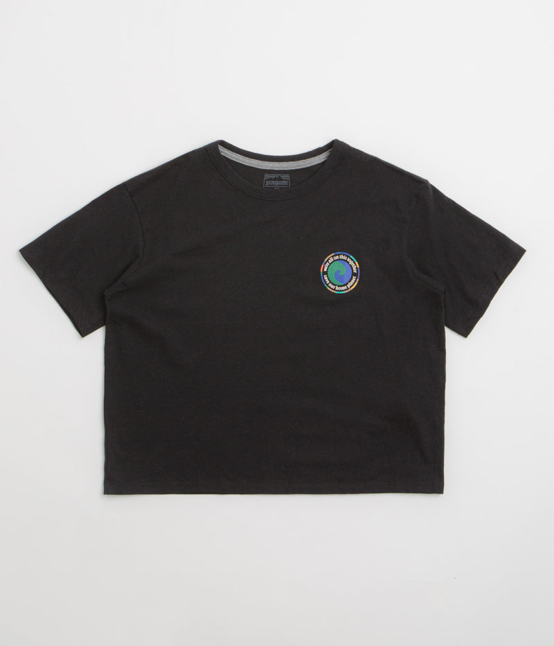 Patagonia Womens Unity Fitz Easy Cut Responsibili-Tee T-Shirt in Ink Black