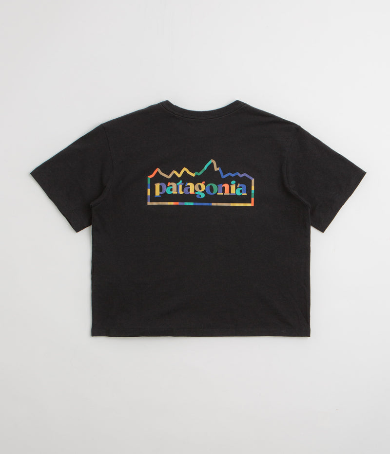 Patagonia Womens Unity Fitz Easy Cut Responsibili-Tee T-Shirt in Ink Black