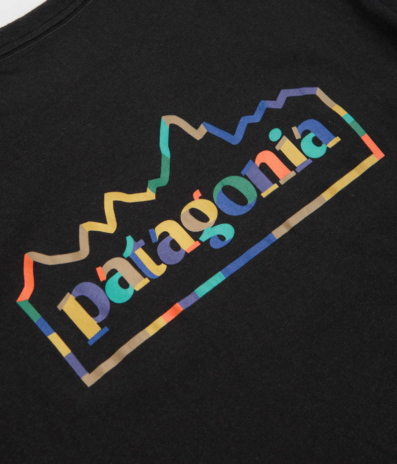 Patagonia Womens Unity Fitz Easy Cut Responsibili-Tee T-Shirt in Ink Black