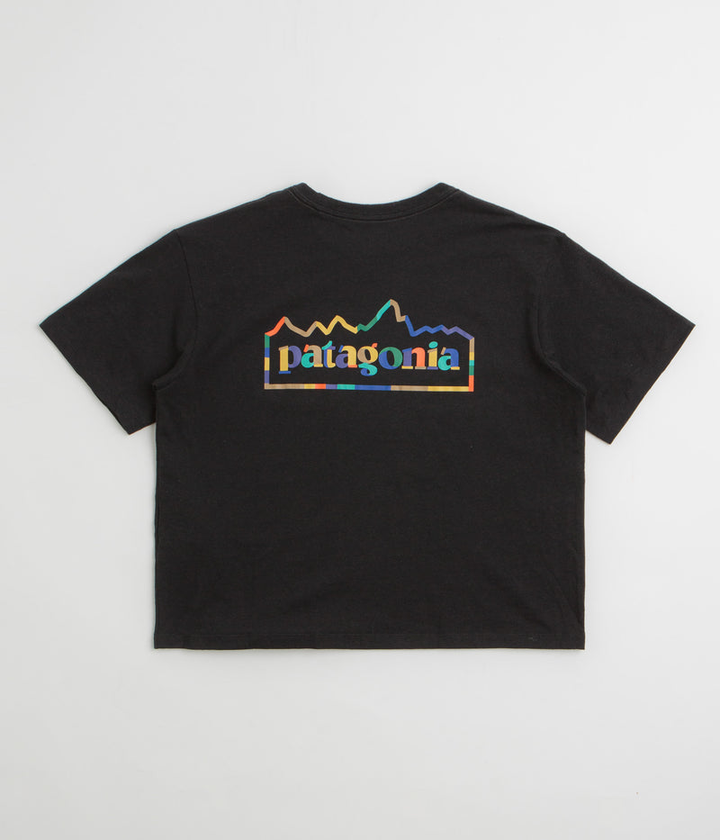 Patagonia Womens Unity Fitz Easy Cut Responsibili-Tee T-Shirt in Ink Black
