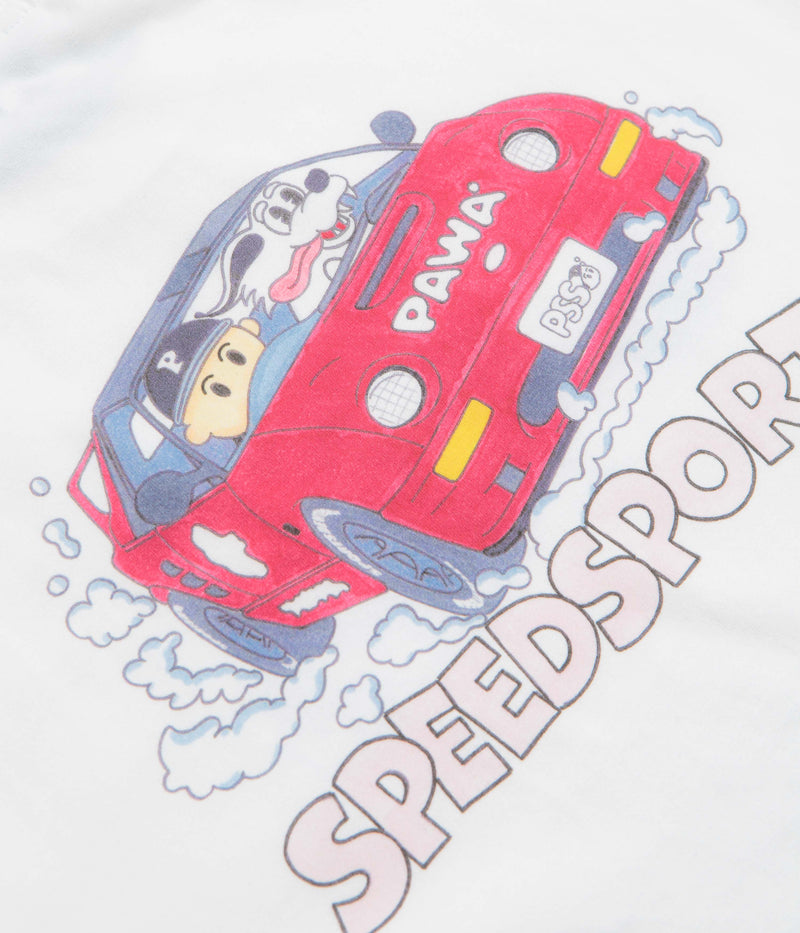 Pawa Speed Sports Raceday T-Shirt in White
